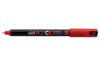 Red Gekalibreerde punt Posca Acrylverf Marker PC1MR Kleur 15