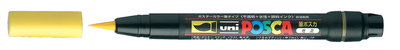 Yellow Penseel punt Posca Acrylverf Marker PCF350 Kleur 2