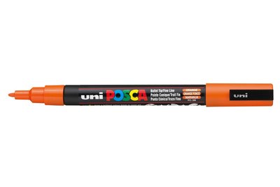 (Dark) Orange Conische punt Posca Acrylverf Marker PC3M Kleur 4