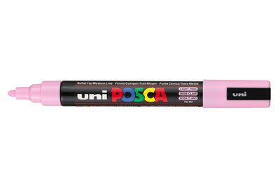 Light Pink Conische punt Posca Acrylverf Marker PC5M Kleur 51