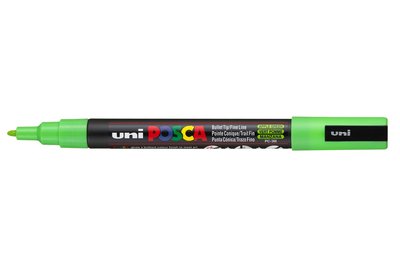 Apple Green Conische punt Posca Acrylverf Marker PC3M Kleur 72