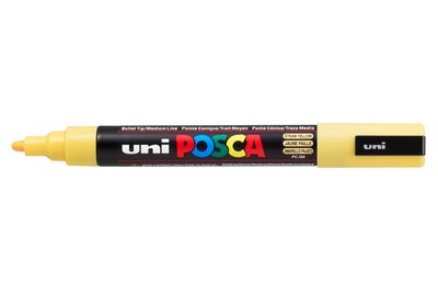 Straw Yellow Conische punt Posca Acrylverf Marker PC5M Kleur 73