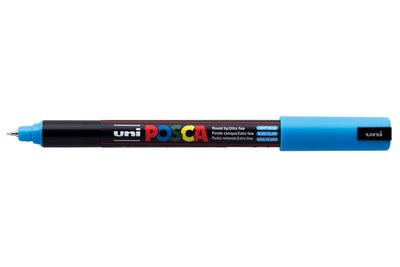 Light Blue Gekalibreerde punt Posca Acrylverf Marker PC1MR Kleur 8