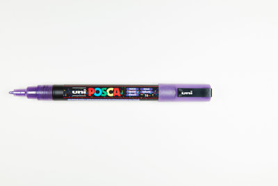 Glitter Violet Conische punt Posca Acrylverf Marker PC3ML Kleur L12