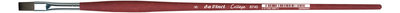 Nr 20 da Vinci College Platpenseel voor Acrylverf met lange steel Serie 8740