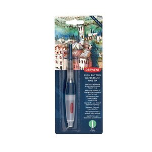 Fine 2mm - Push Button Water Brush van Derwent