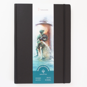 A4 Hahnemühle Hardcover Cold Pressed Watercolour Book 100% katoen 60 bladen 250 grams
