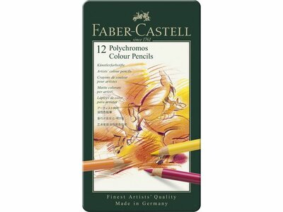Polychromos Etui met 12 Kleurpotloden Faber-Castell
