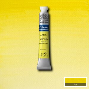 Lemon Yellow Hue 8 ML van Winsor & Newton  Cotman Water Colours Kleur 346 nieuw