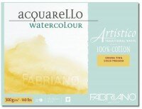 23 x 30,5 cm Fabriano Watercolour Artistico Traditional White Enhanced Cold Press (fijn) 300 gram 20 vel