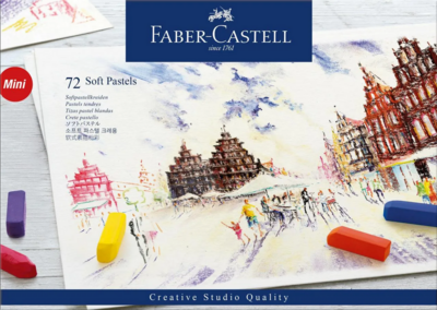 Faber Castell Creative Studio 72 halve soft pastels