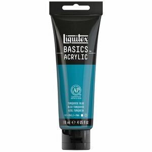 Turquoise Blue Basics Acrylverf van Liquitex 118 ml Kleur 046