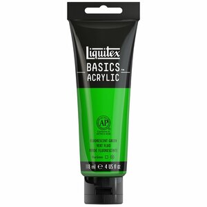 Fluorescent Green Basics Acrylverf van Liquitex 118 ml Kleur 985