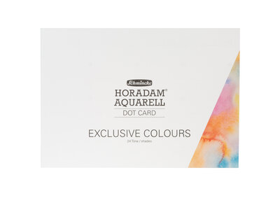 24 x Exclusive Colours Dots card set Horadam Aquarelverf