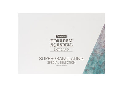 24 x Super Granulating Colours Dots card set Horadam Aquarelverf