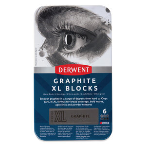 Derwent XL Grafiet set met 6 blokken