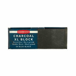 Derwent XL Charcoal block - houtskool blok Blue Black