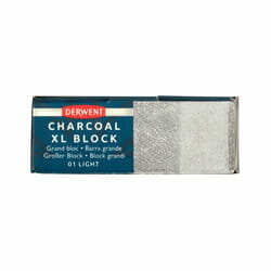 Derwent XL Charcoal block - houtskool blok Light