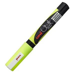 Fluo Geel Uni Ball Krijtmarker met conische punt fijn / fine 1,5 mm (3M)