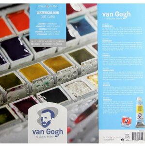 72 kleuren Dot card Van Gogh Aquarelverf 