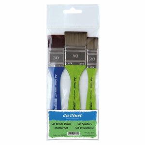 Da Vinci Set met brede penselen, set nr 5009