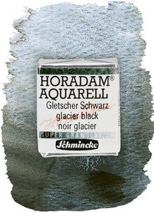 Glacier Black Horadam Aquarelverf Schmincke (Serie 3) 1/2 napje Kleur 965