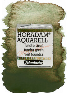 Tundra Green Horadam Aquarelverf Schmincke (Serie 3) 1/2 napje Kleur 985