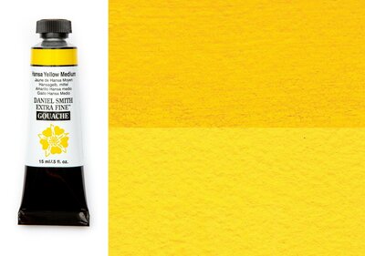 Hansa Yellow Medium (S2) Daniel Smith Extra fine Gouache 15 ML Kleur 001