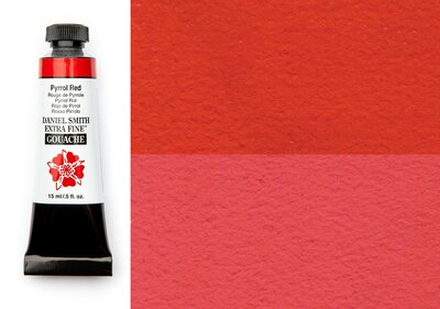 Pyrrol Red (S3) Daniel Smith Extra fine Gouache 15 ML Kleur 002