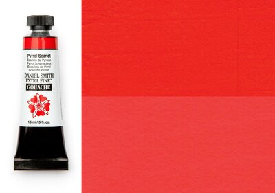 Pyrrol Scarlet (S3) Daniel Smith Extra fine Gouache 15 ML Kleur 014