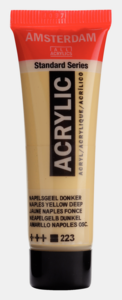 Napelsgeel Donker Amsterdam Standard Series  Acrylverf 20 ML Kleur 223