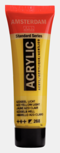 Azogeel Licht Amsterdam Standard Series Acrylverf 20 ML Kleur 268