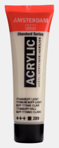 Titaanbuff Licht Amsterdam Standard Series  Acrylverf 20 ML Kleur 289