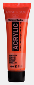 Vermiljoen Amsterdam Standard Series  Acrylverf 20 ML Kleur 311