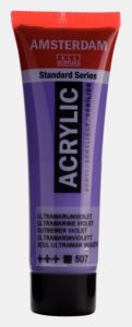 Ultramarijn Violet Amsterdam Standard Series  Acrylverf 20 ML Kleur 507