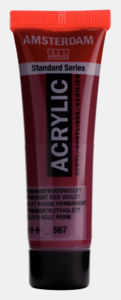 Permanentrood Violet Amsterdam Standard Series  Acrylverf 20 ML Kleur 567