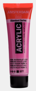 Permanentrood Violet Licht Amsterdam Standard Series  Acrylverf 20 ML Kleur 577