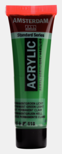 Permanentgroen Licht Amsterdam Standard Series  Acrylverf 20 ML Kleur 618