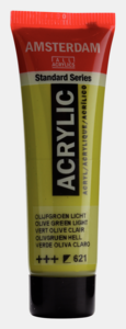 Olijfgroen Licht Amsterdam Standard Series  Acrylverf 20 ML Kleur 621