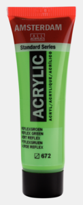 Reflexgroen Amsterdam Standard Series Specialties Acrylverf 20 ML Kleur 672