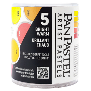 Productfoto van 5 Bright Warm / felle warme kleuren set van PanPastel Set 501