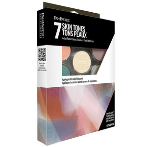 Skin Tones Palette set 7 kleuren en Sofft Tools van PanPastel 2025 set