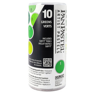 Greens set 10 kleuren van PanPastel (2025)
