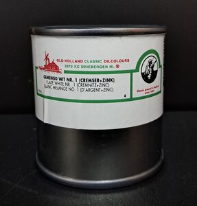 Mixed  White nr.1 (Cremnitz+Zinc) Old Holland Olieverf (Oudt Holland Scheveningen) 120 ML 004