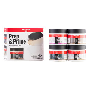 4 x 120 ML Prep en Prime set Amsterdam All Acrylics
