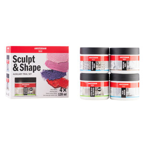 4 x 120 ML Sculpt en Shape set Amsterdam All Acrylics