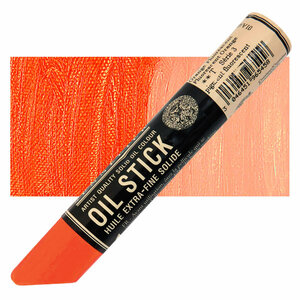 Fluo Oranje (Serie 3) Extra Fine Oil Stick van Sennelier 38 ML Kleur 648