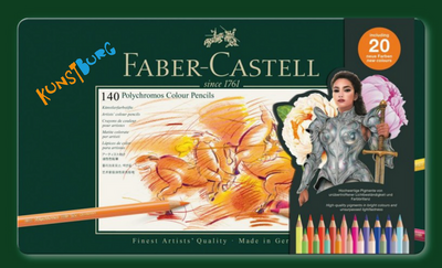 Pre-Order Polychromos set met 140 Kleurpotloden Faber-Castell
