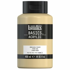Unbleached Titanium Basics Acrylverf van Liquitex 400 ml Kleur 434