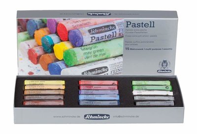 Schmincke Soft Pastels set 15 pastels 'multi-purpose'